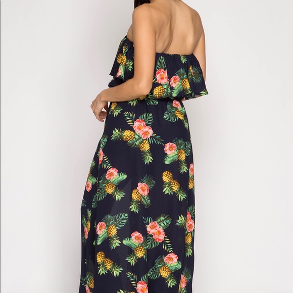 LAST TWO SMALLS Pineapple Print Romper - Picture 5 of 5